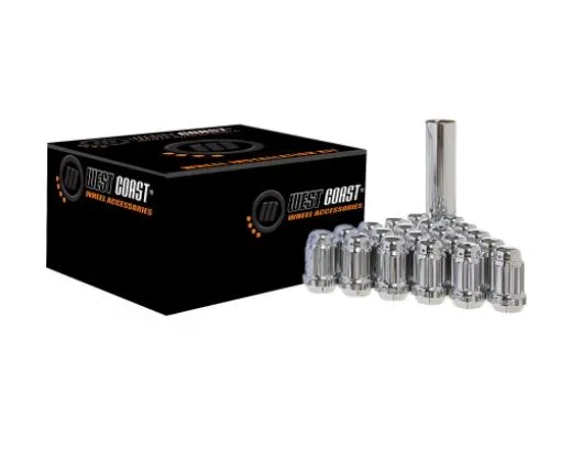 W56014S – WC WHEEL ACC Wheel Installation Kit, 6 Lug Kit 14 Millimeter x 1.5 Thread Size Spline Drive 60 Degree Conic...